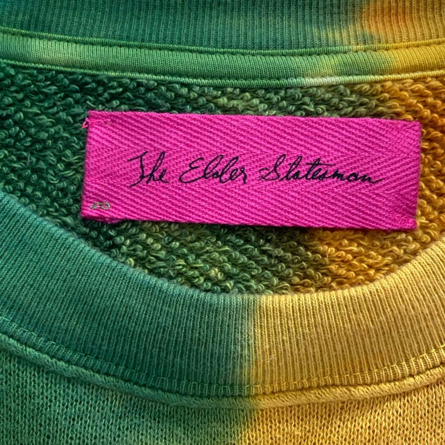 THE ELDER STATESMAN ジエルダーステイツマン 21SS マルチカラークルー  