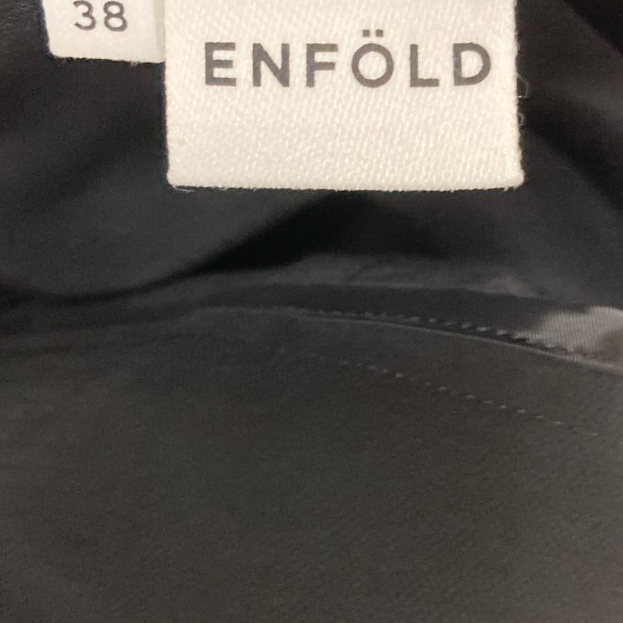ENFOLD（エンフォルド） 24SS ブラック 300HS131 0920 ワイド