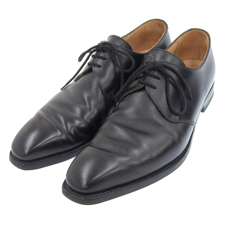 値下げ中CROCKETT JONES 黒紐有り 24.5 E、箱有ります。 【公式通販】