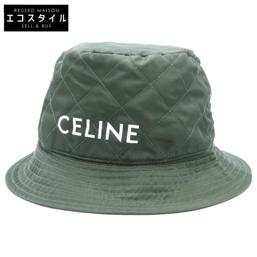 新品同様 CELINE セリーヌ 2AUB0930C キルティング バケットハット 