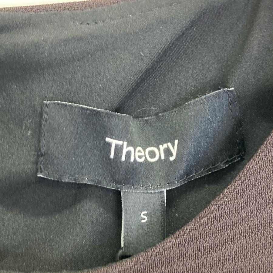 theory（セオリー） 24AW Admiral Crepe SS Aline Top CL J ブラウン S