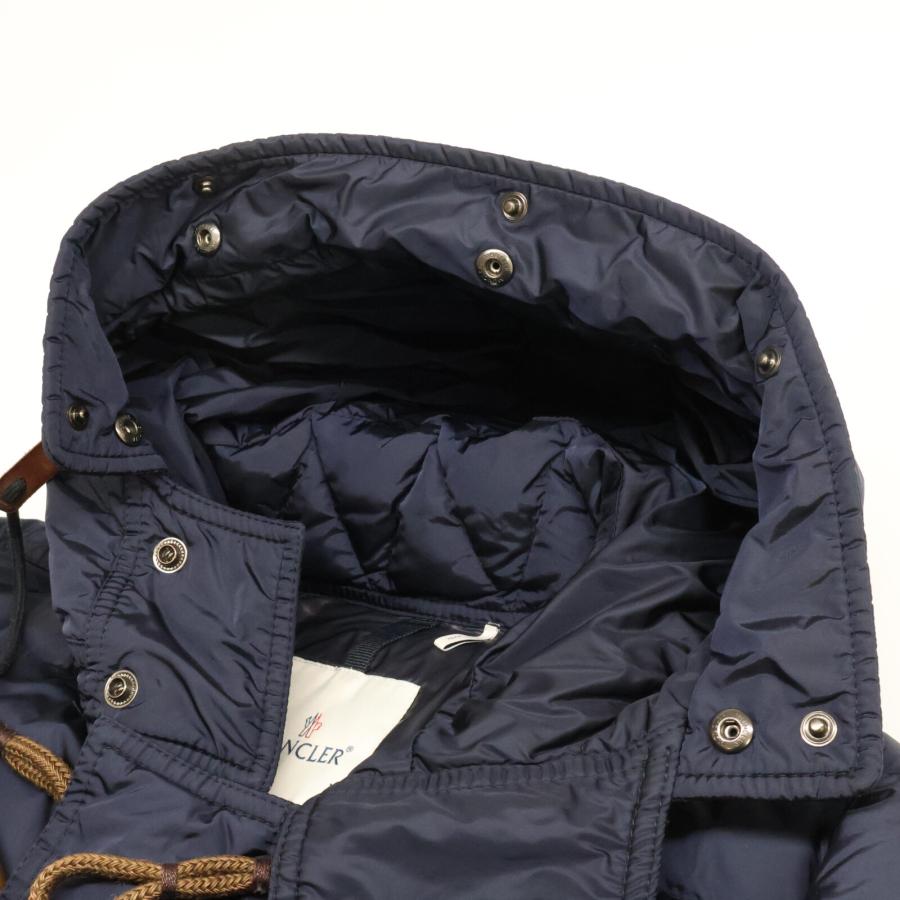 MONCLER モンクレール CHRISTOPHE ウール/ナイロン切替 フーディダウン 