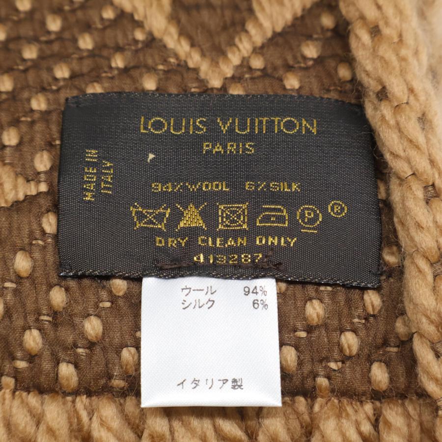 美品/ LOUIS VUITTON ルイヴィトン 413287 エシャルプ ロゴ 美品/ LOUIS VUITTON ルイヴィトン 413287 エシャルプ ロゴ