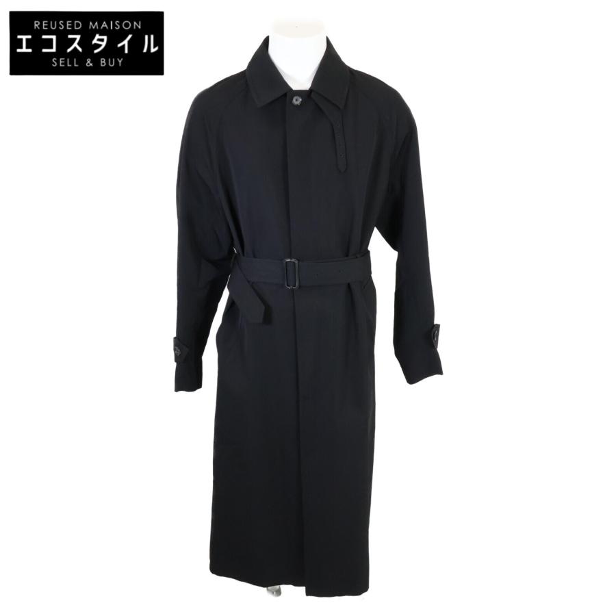 【美品】AURALEE オーラリー メンズ ステンカラーコート 4 オーラリーステンカラーコートメンズ4