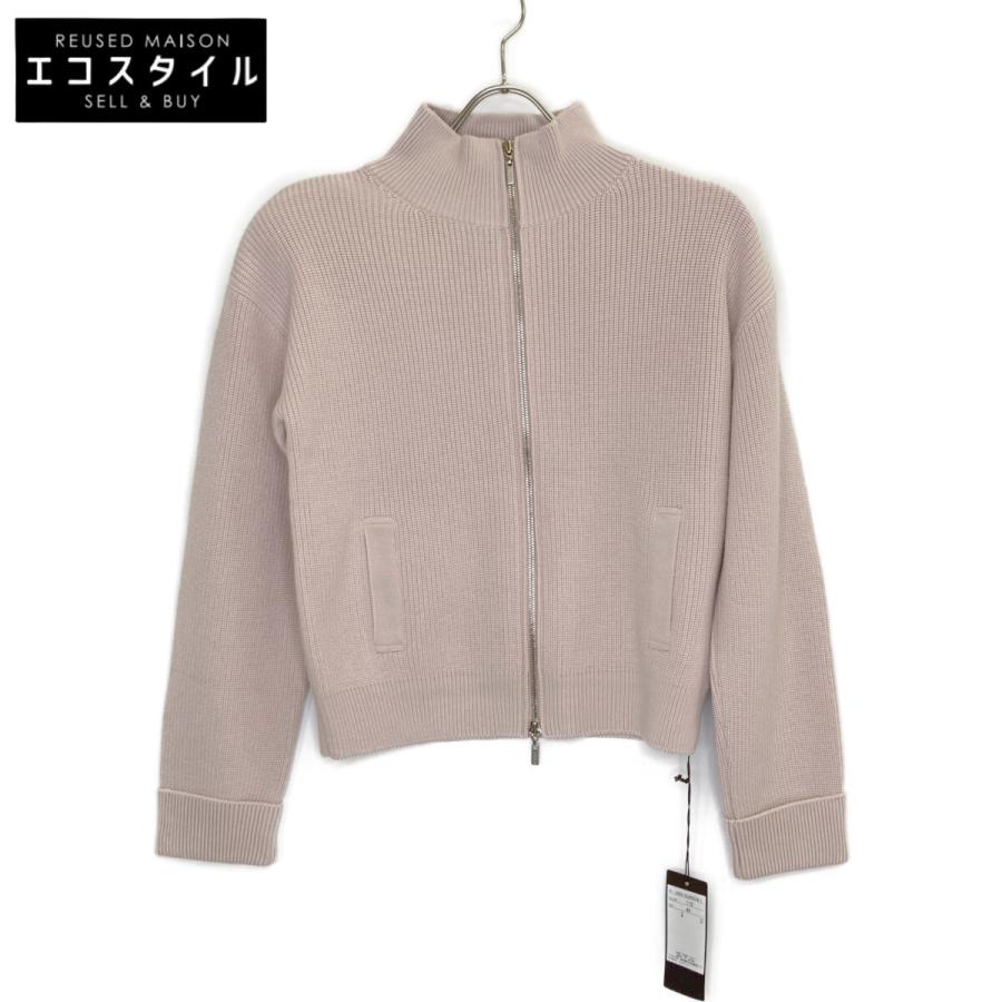 FOXEY BOUTIQUE - 美品 FOXEY BOUTIQUE フォクシーブティック Knit Cardigan Robin ジップアップ ニットカーディガン 42604 40サイズ ブルーグレー レディース 古着 中古 USED FOXEY BOUTIQUE フォクシーブティック 24年 42604 Robin ニット