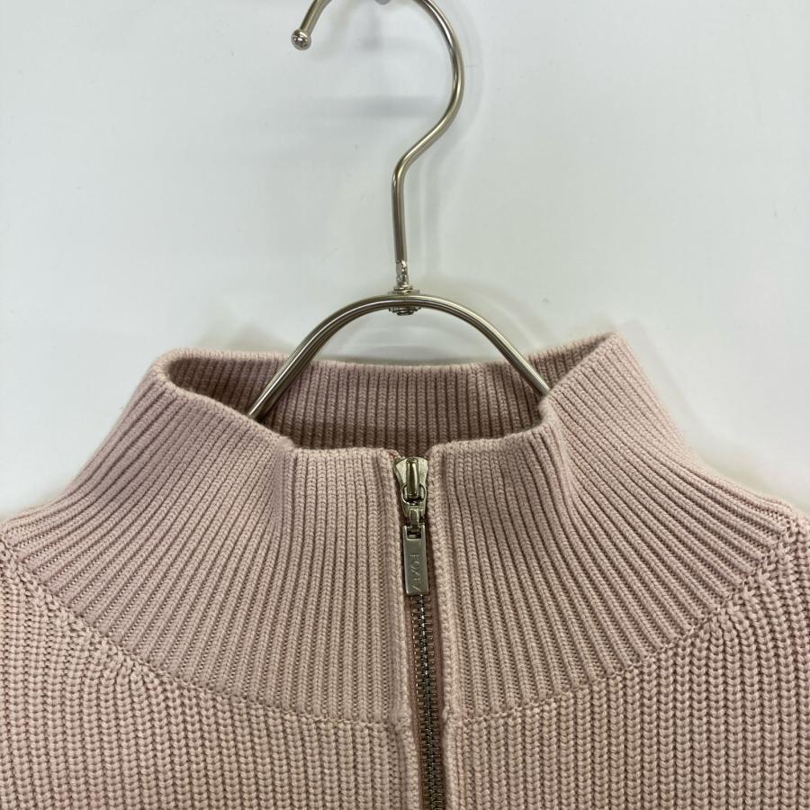 FOXEY BOUTIQUE - 美品 FOXEY BOUTIQUE フォクシーブティック Knit Cardigan Robin ジップアップ ニットカーディガン 42604 40サイズ ブルーグレー レディース 古着 中古 USED FOXEY BOUTIQUE フォクシーブティック 24年 42604 Robin ニット
