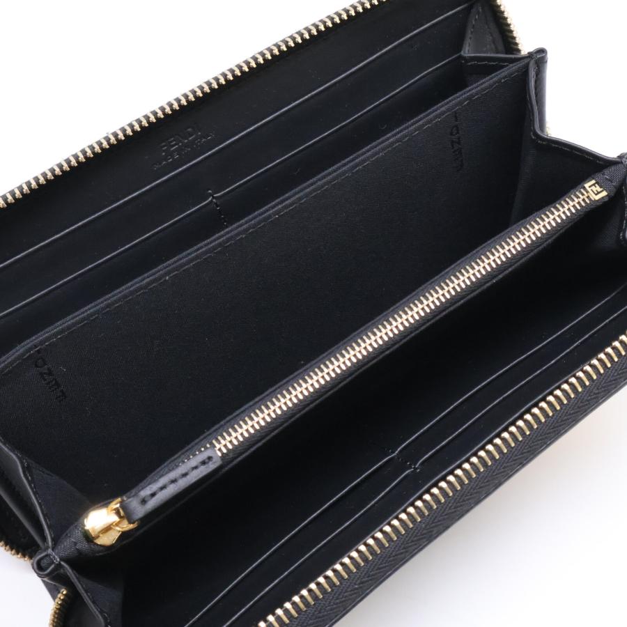 フェンディ 【新品同様】7M0210 SQP F0KUR バグズアイ メタル ジップアラウンド マム】新品同様 FENDI フェンディ 7M0210 SQP F0KUR バグズアイ メタル