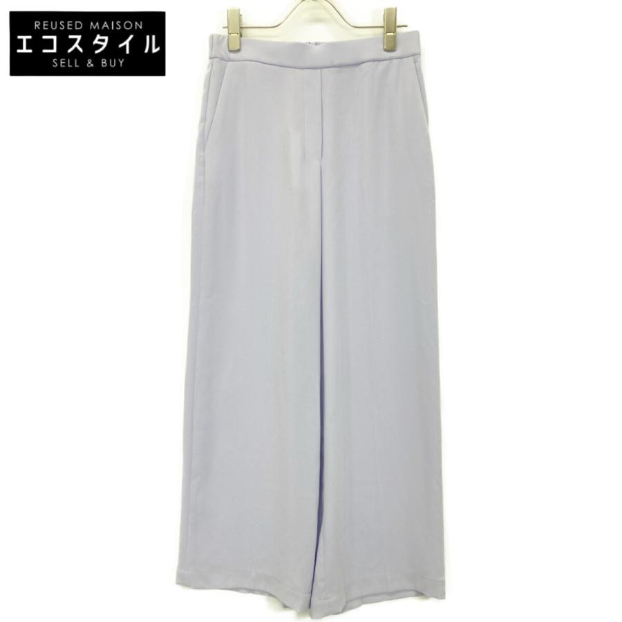 theory（セオリー） POWDER CREPE RELAX ST PO パンツ パープル OO