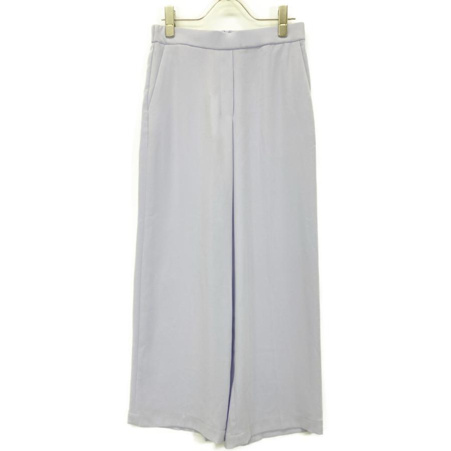 theory（セオリー） POWDER CREPE RELAX ST PO パンツ パープル OO