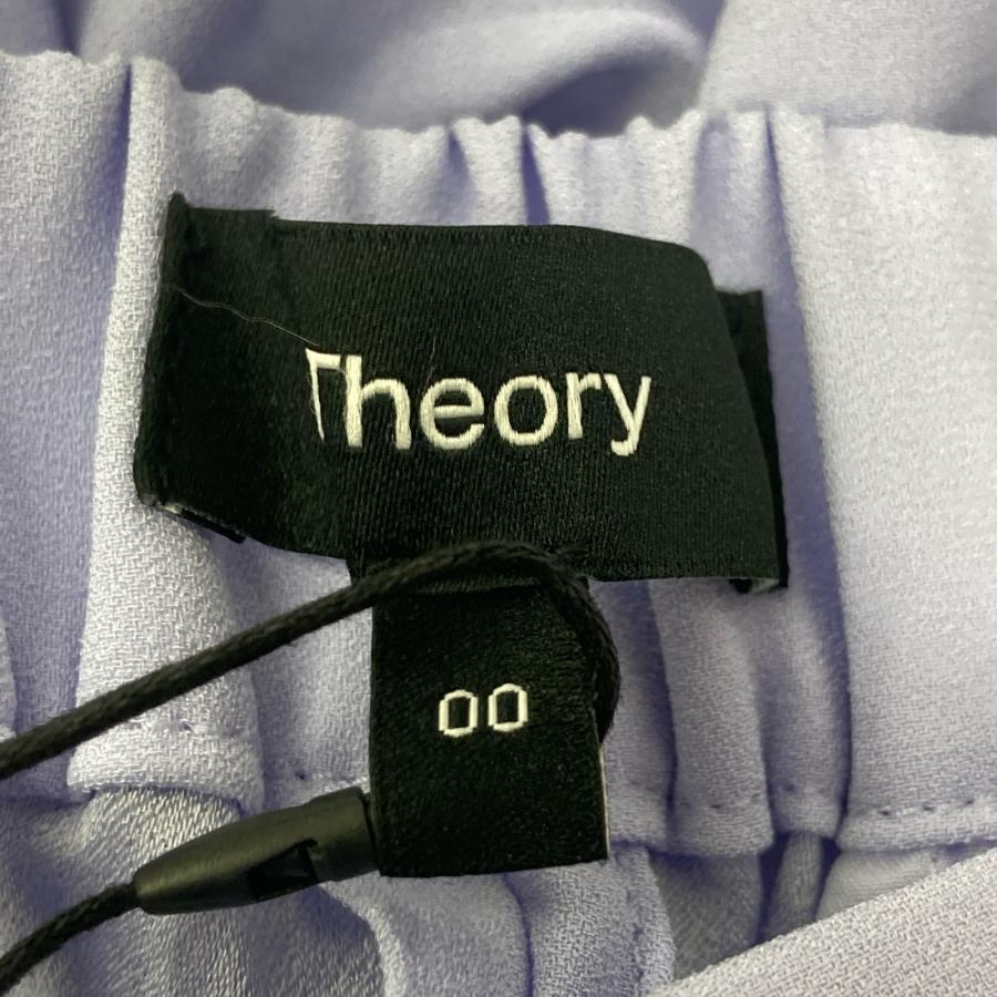 theory（セオリー） POWDER CREPE RELAX ST PO パンツ パープル OO