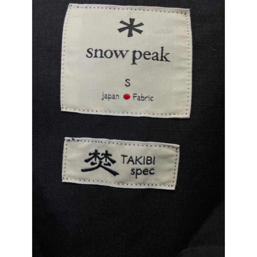 snow peak（スノーピーク） ブラック AL-21AU101 つなぎ TAKIBI