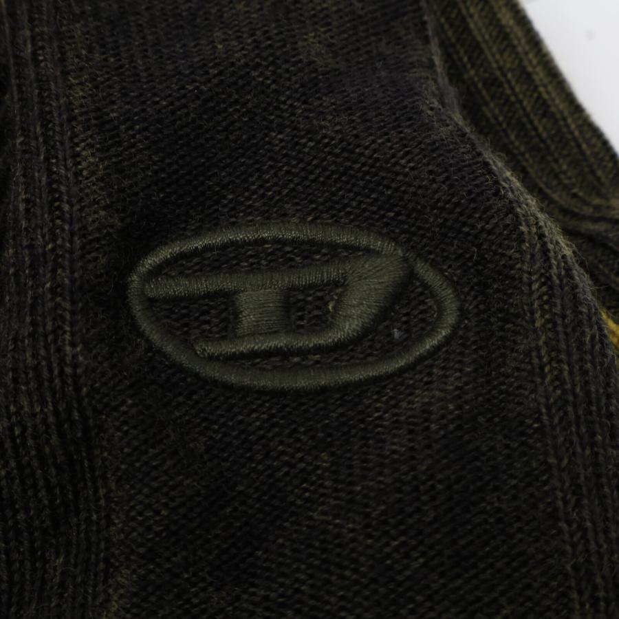 DIESEL（ディーゼル） 23AW カーキ A11209 K-IRINI ドライバーズニット