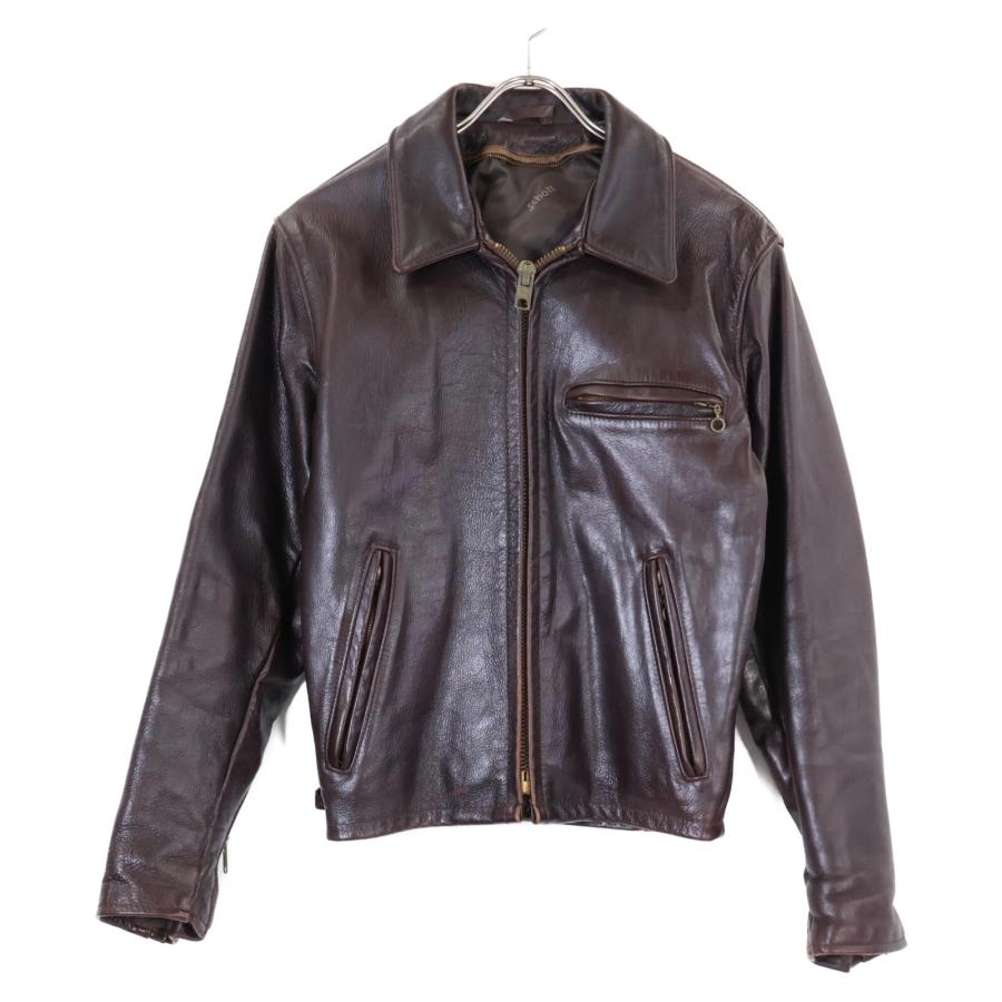 Schott N.Y.C SCHOTT ショット ブラウン 643EVS シングル Schott N.Y.C SCHOTT ショット ブラウン 643EVS シングル