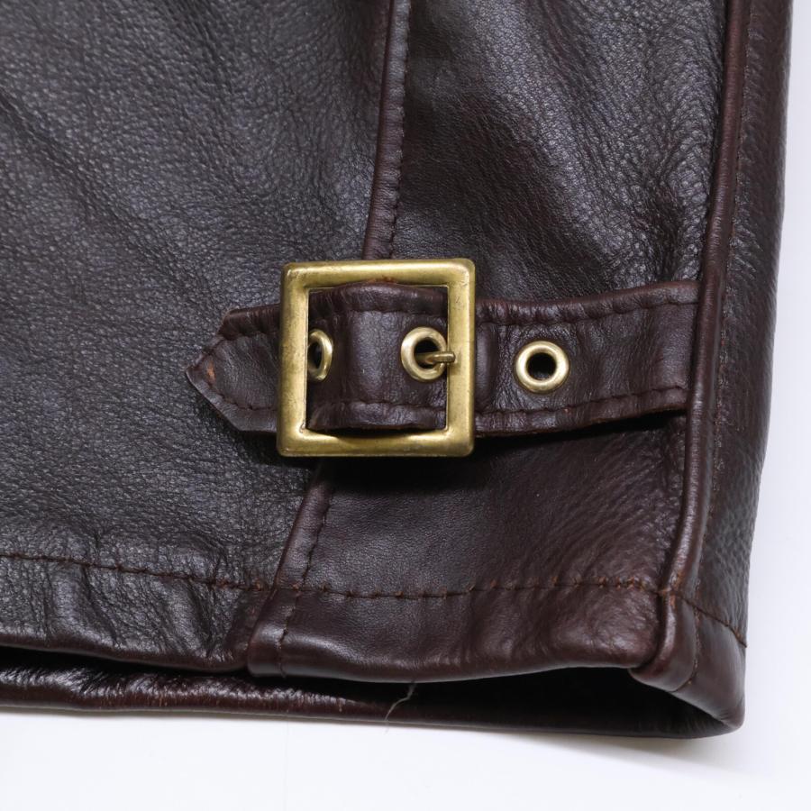 Schott N.Y.C SCHOTT ショット ブラウン 643EVS シングル Schott N.Y.C SCHOTT ショット ブラウン 643EVS シングル