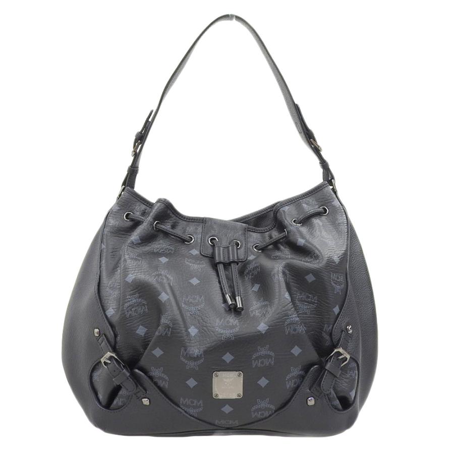 美品 MCM エムシーエム 巾着 ワンショルダーバッグ レディース 