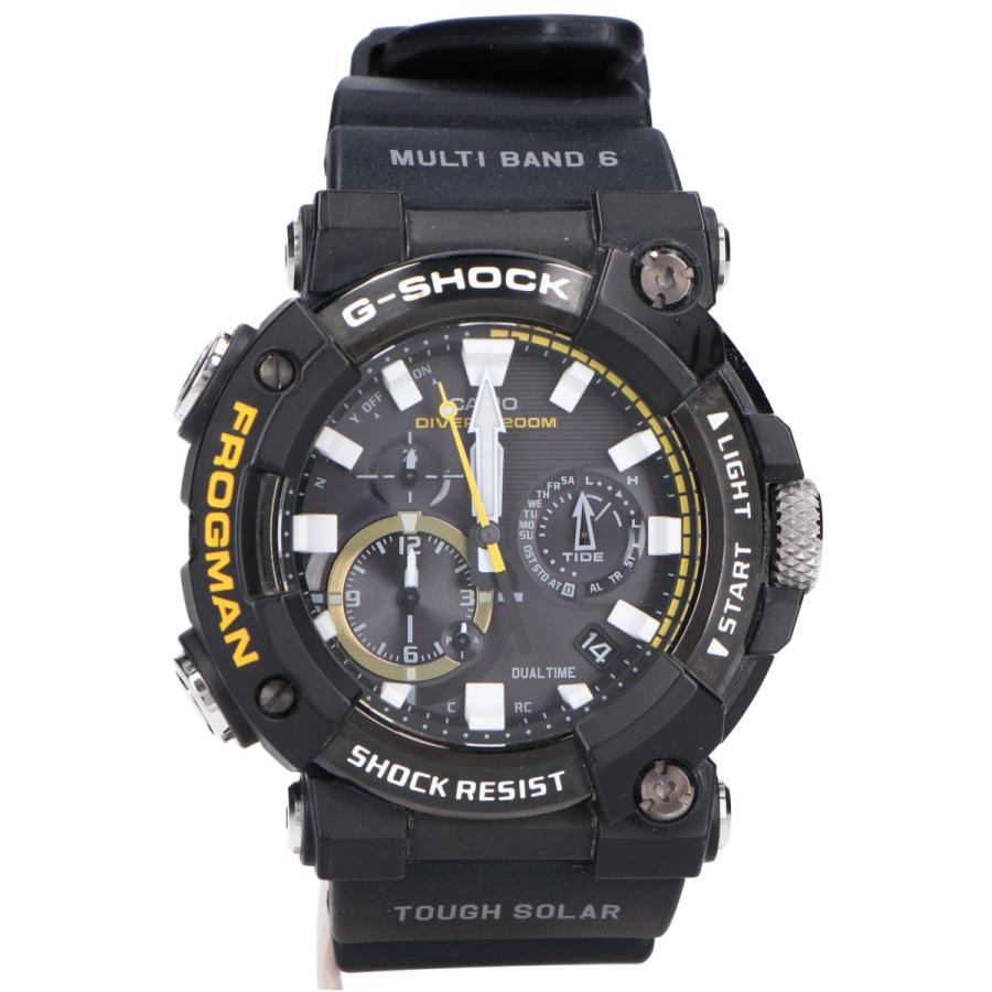 美品 G-SHOCK ジーショック GWF-A1000-1AJF フロッグマン ラバーバンド