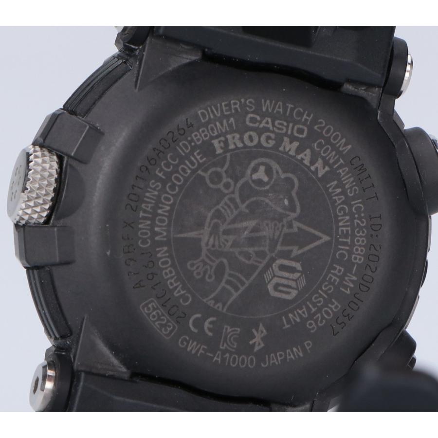 美品 G-SHOCK ジーショック GWF-A1000-1AJF フロッグマン ラバーバンド