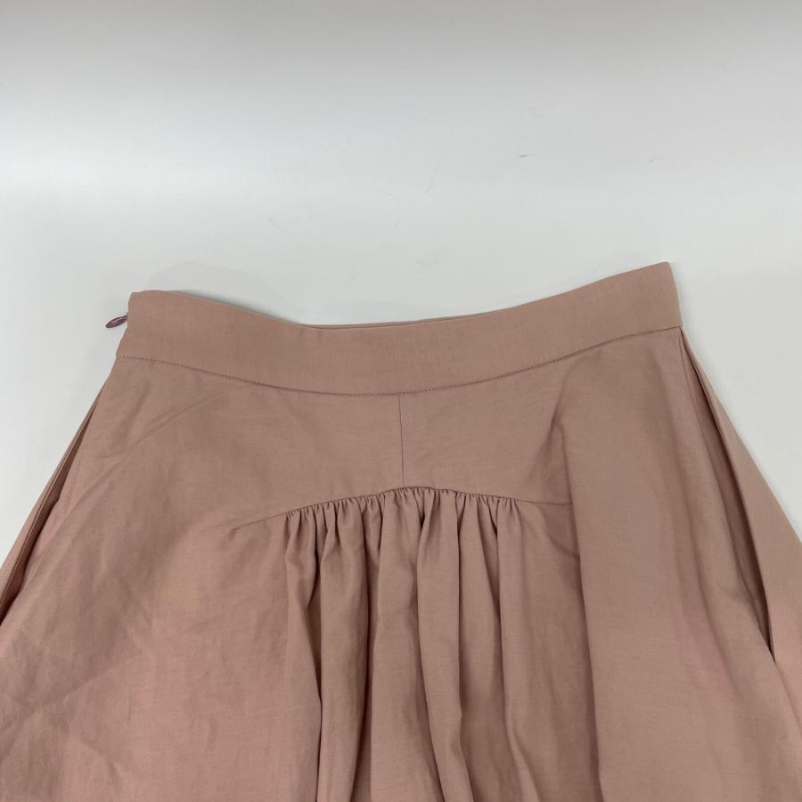 ebure エブール SLinen Cotton Twill Flare Skirt ロング スカート 36