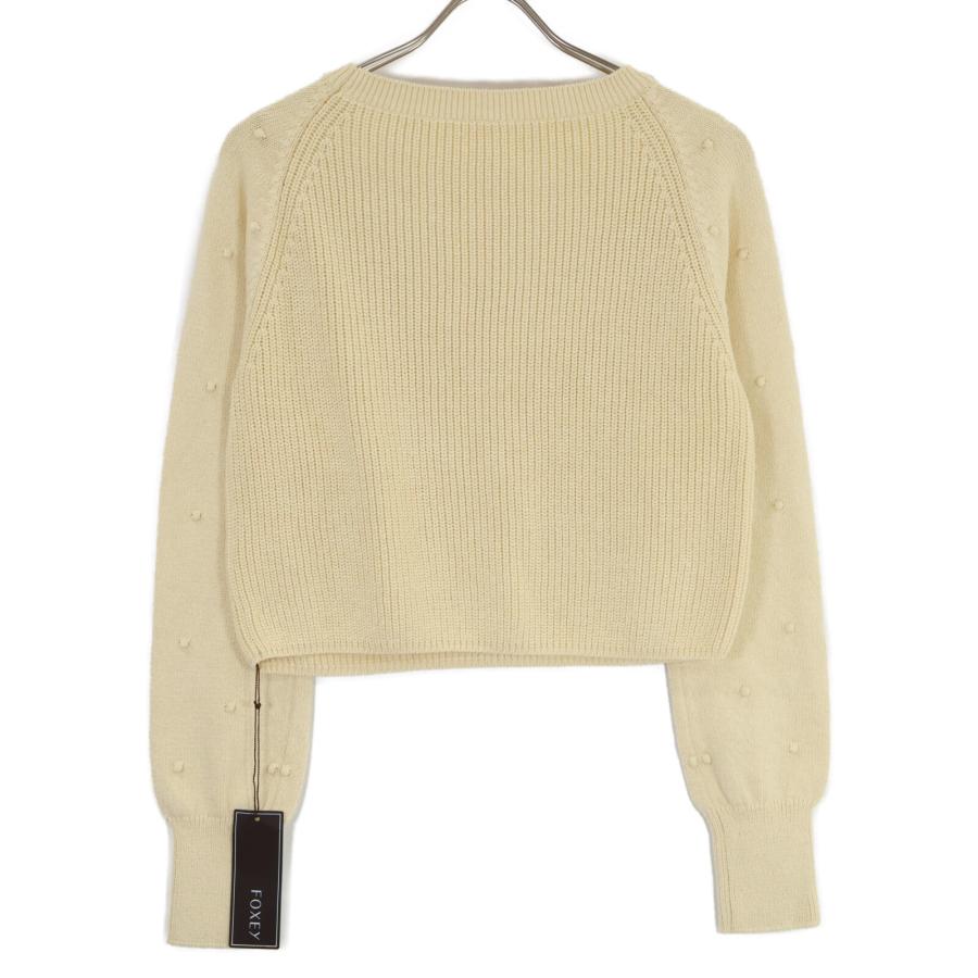 FOXEY（フォクシー） 現行 43380 Knit Top Libellule イエロー F