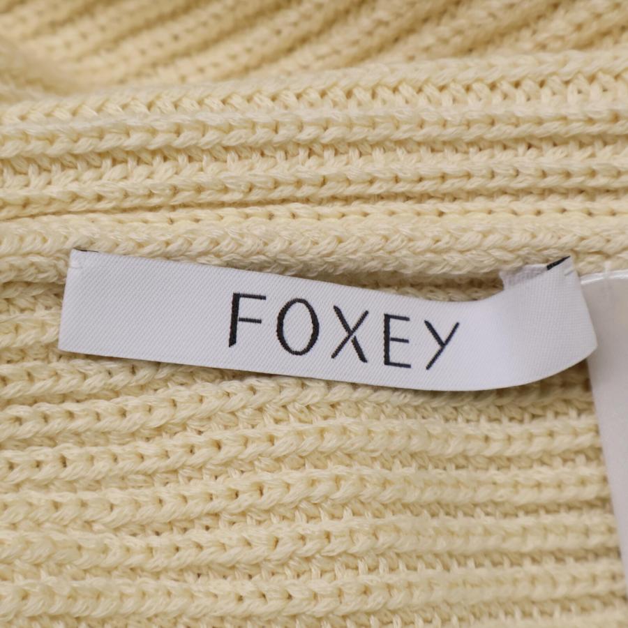 FOXEY（フォクシー） 現行 43380 Knit Top Libellule イエロー F
