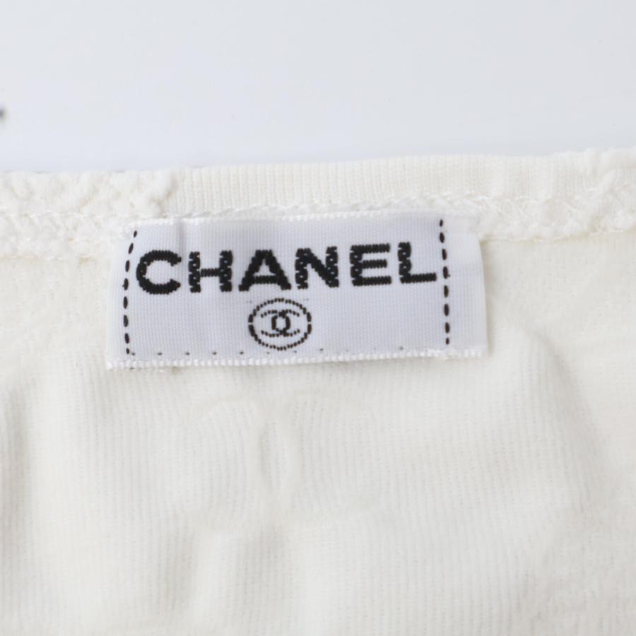 CHANEL（シャネル） 98P P11126 ホワイト カメリア半袖Tシャツ