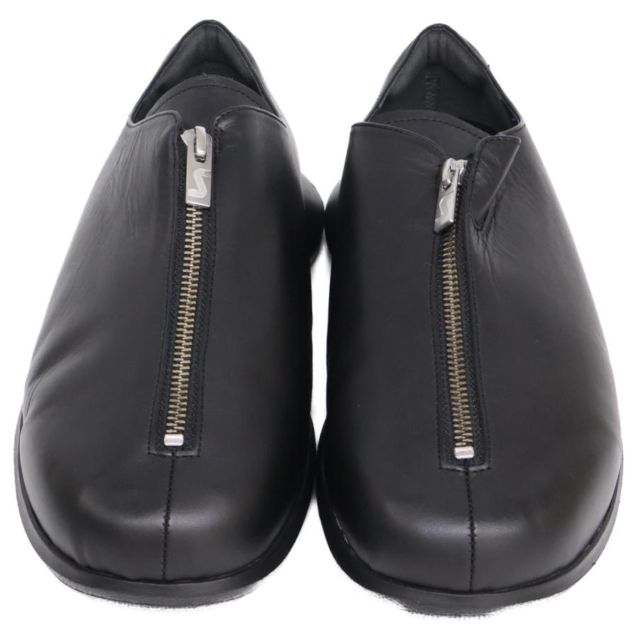 SINOBIS シノビス レザースニーカー フロントジップ　26cm 新品同様 SINOBIS シノビス AZ-772 FRONT ZIP フロントジップ レザー