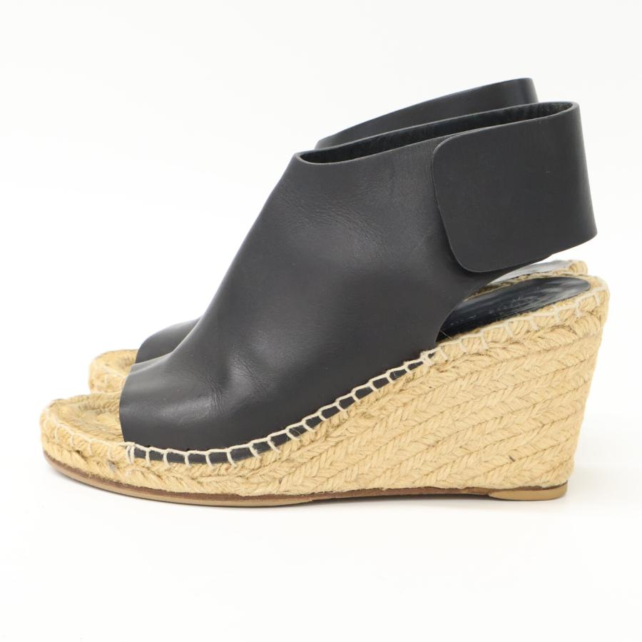 セリーヌ ウェッジソール エスパドリーユ オープントゥ ヒール 35 セリーヌ ウェッジソール エスパドリーユ オープントゥ ヒール