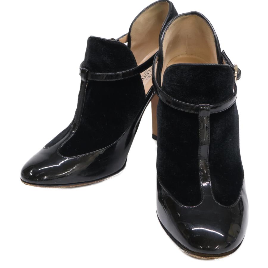 Valentino Garavani ヴァレンティノガラヴァーニ ブーティー ベロア