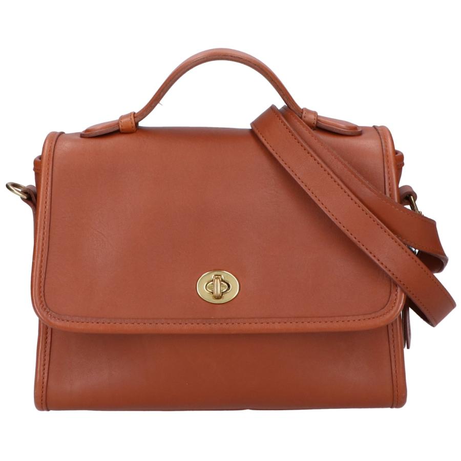 COACH コーチ オールドコーチ 9870 ターンロック レザーフラップ