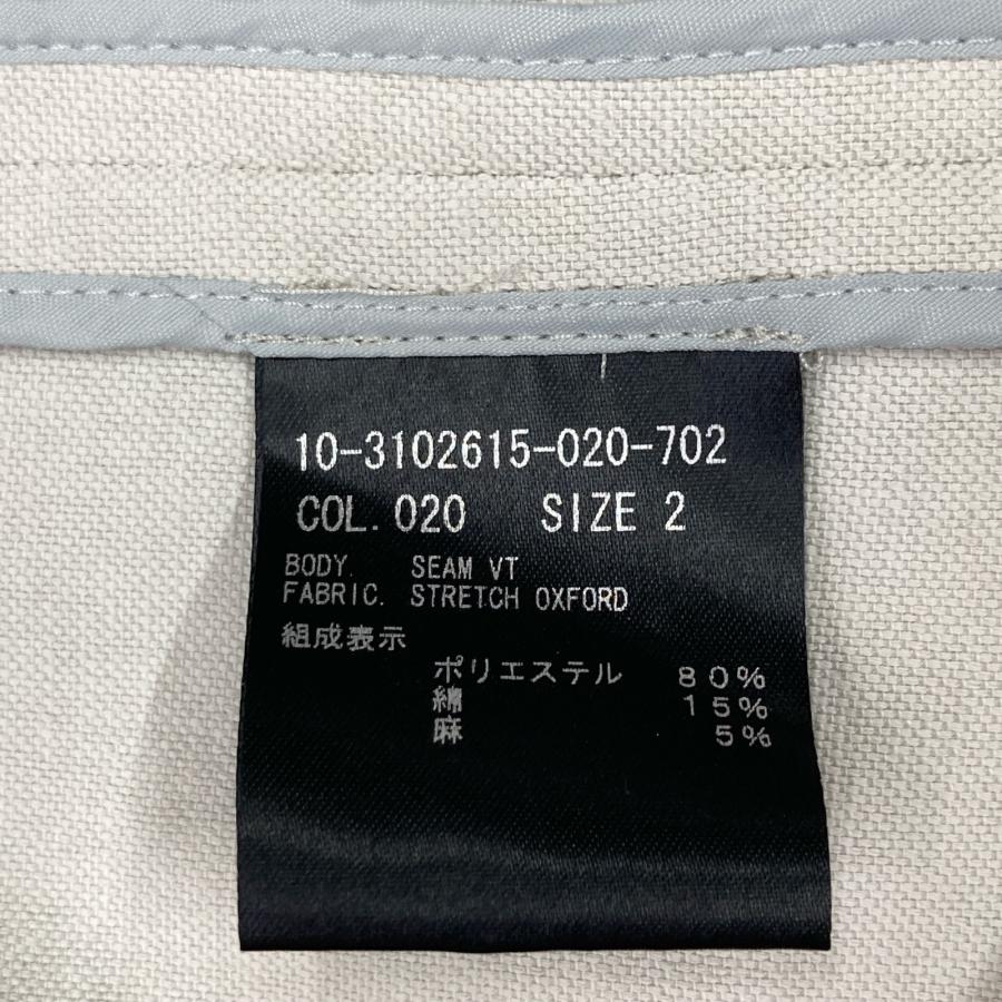 theory（セオリー） 美品/ 23年 SEAM VT STRETCH OXFORD リネン混