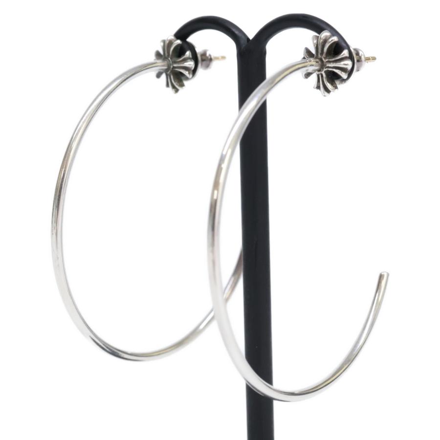 Chrome Hearts クロムハーツ 925x14K CHプラス フープピアス 2点セット
