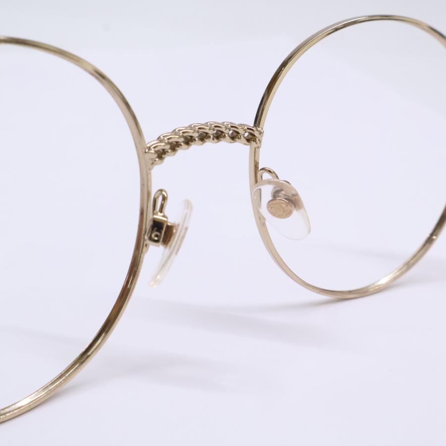 CHANEL シャネル CH2186 レンズ無し チェーンストラップ付 ラウンド