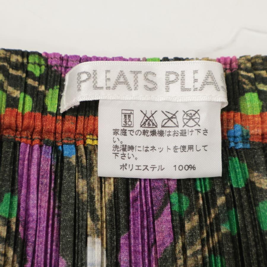 PLEATS PLEASE プリーツプリーズ 総柄 PP63-JG574 ロングスカート  