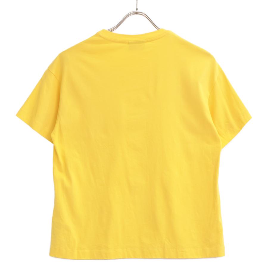 フェンディ ｲｴﾛｰ JUI137 ﾛｺﾞ Tｼｬﾂ 10A FENDI（フェンディ） イエロー JUI137 ロゴ Tシャツ イエロー 10A