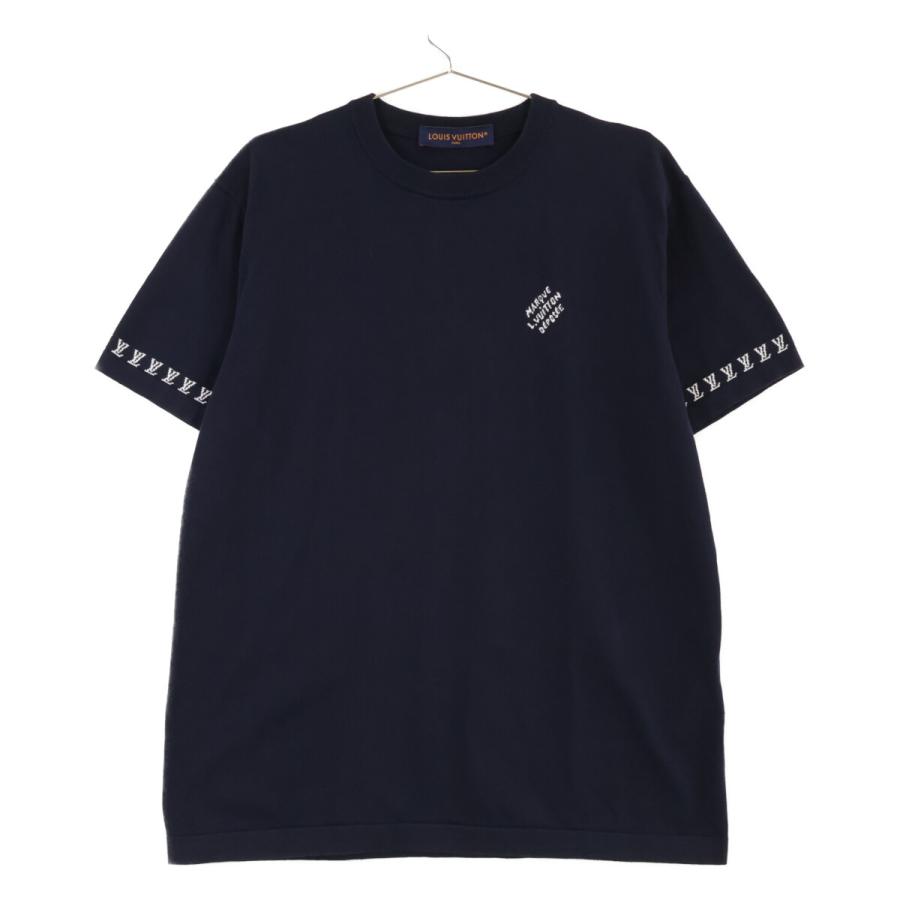 LOUIS VUITTON Tシャツ ショートスリーブコットンクルーネック LOUIS VUITTON】ルイヴィトン『1AFAND LV SKI ロゴ ショートスリーブ