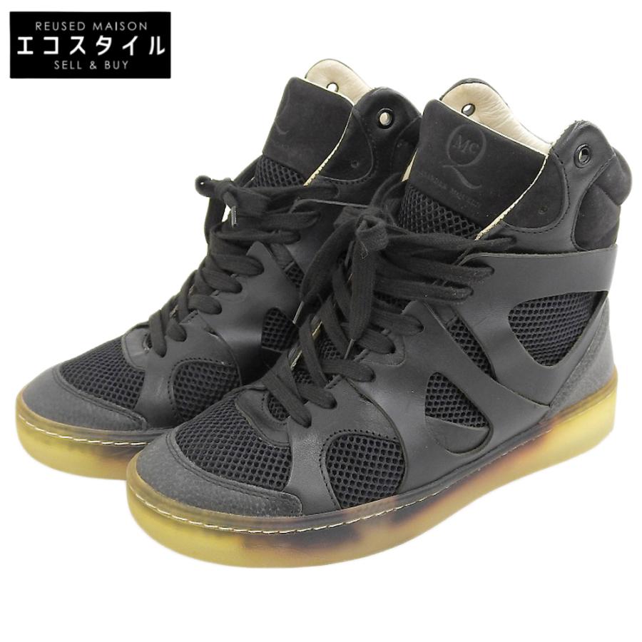アレクサンダーマックイーン×PUMA 24cm リアルレザーハイカットスニーカー ALEXANDER McQUEEN PUMA アレキサンダーマックイーンプーマ レザー