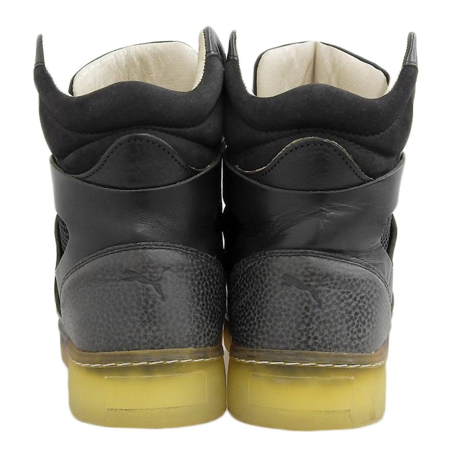 アレクサンダーマックイーン×PUMA 24cm リアルレザーハイカットスニーカー ALEXANDER McQUEEN PUMA アレキサンダーマックイーンプーマ レザー
