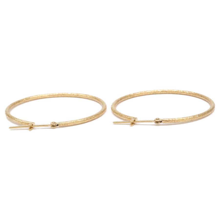 美品 MARIHA マリハ K18 願い事 ダイヤモンドダスト フープ ピアス