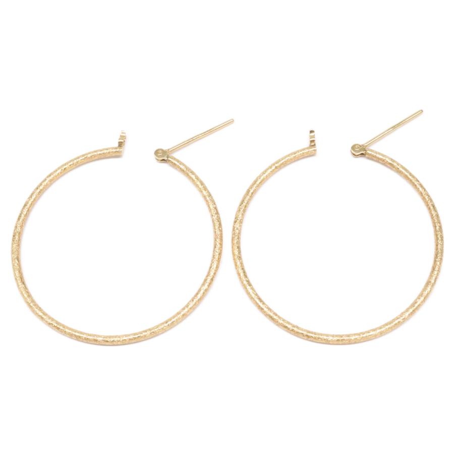 美品 MARIHA マリハ K18 願い事 ダイヤモンドダスト フープ ピアス