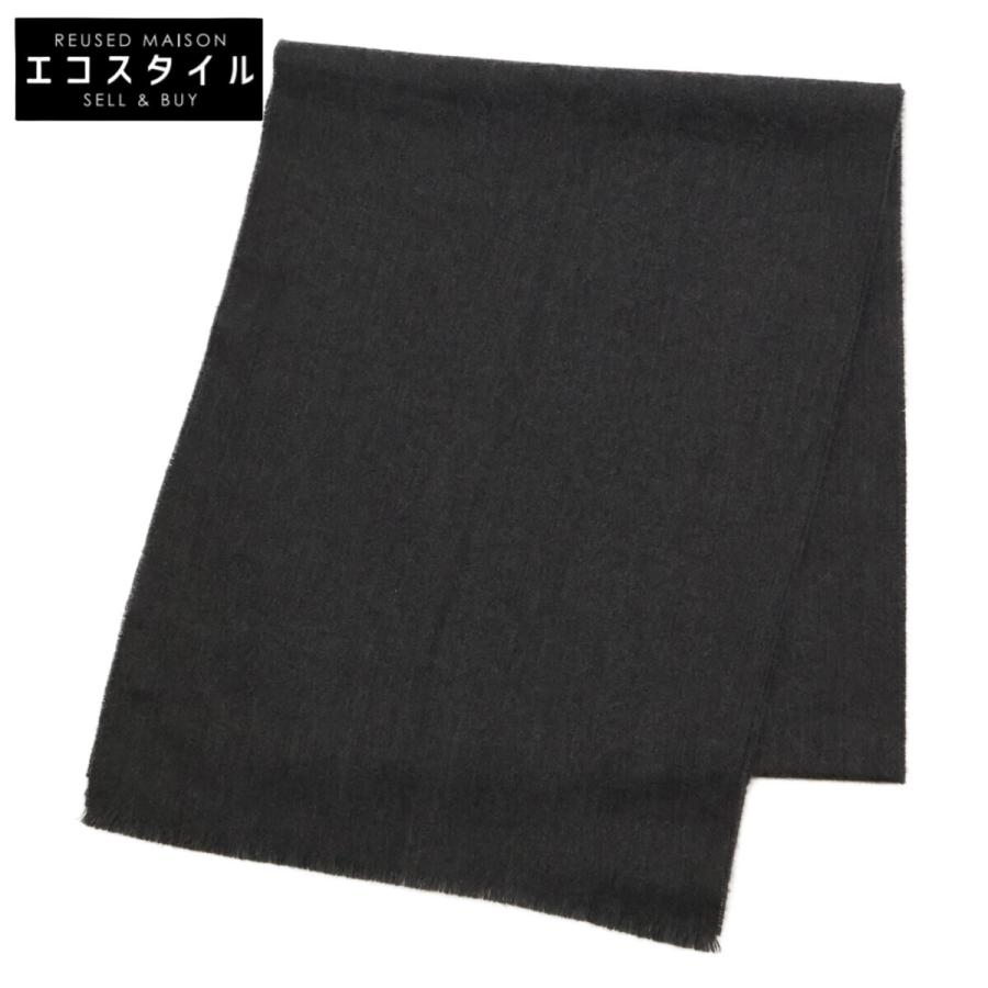 グッチ　カシミヤマフラー　グレー GUCCI /国内正規 グッチ GG柄 カシミヤ マフラー 36 X 180cm グレー