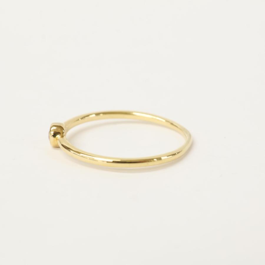 ete（エテ） 美品 K18 0.06 ブライト ダイヤモンド リング 指輪