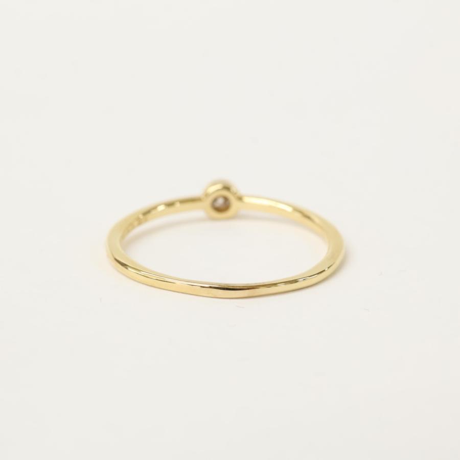 ete（エテ） 美品 K18 0.06 ブライト ダイヤモンド リング 指輪