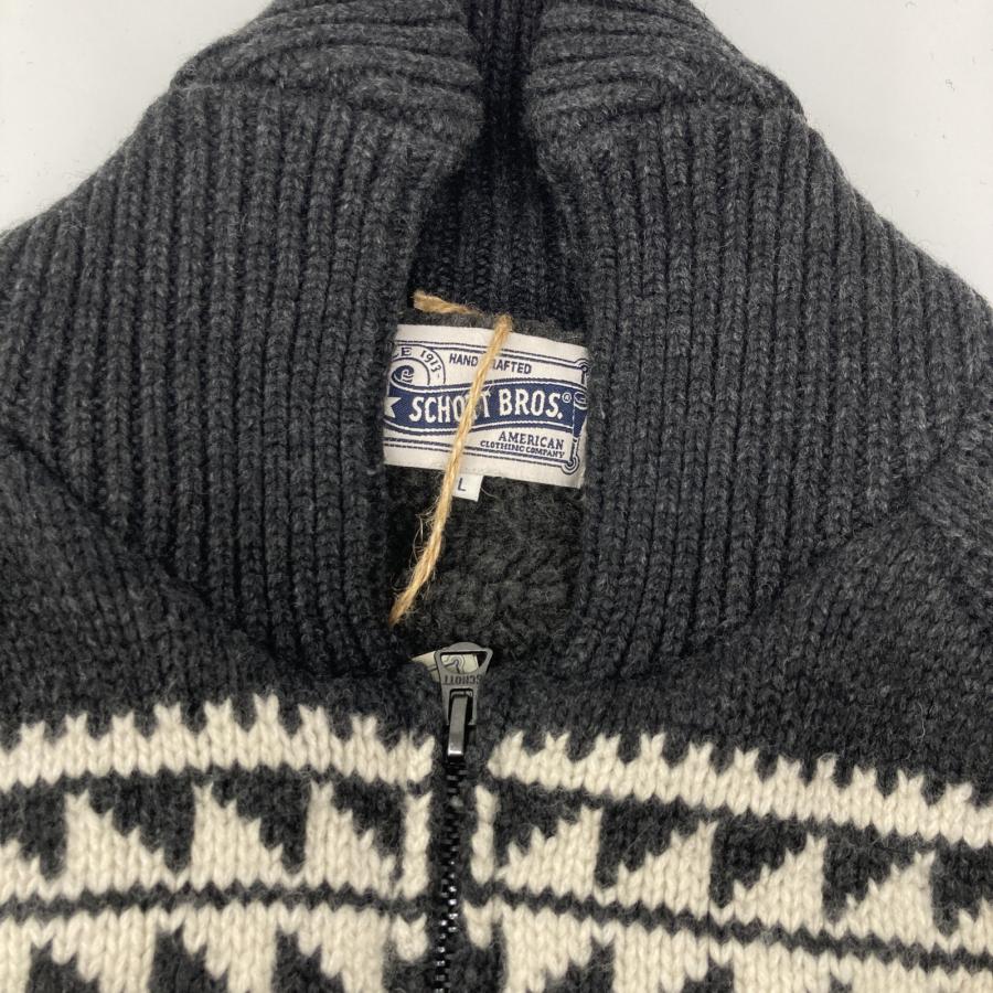 Schott N.Y.C（ショット） SCHOTT 44959 ボア カウチンセーター グレー