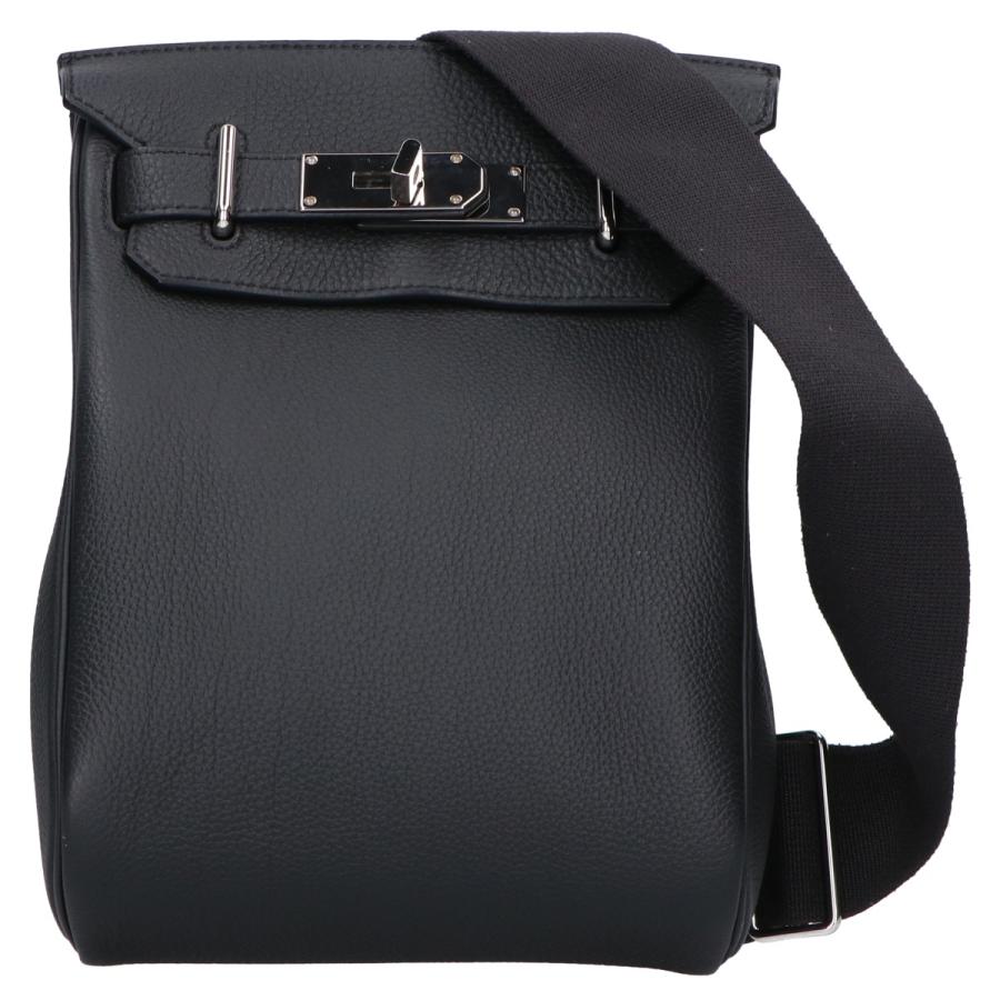 HERMES エルメス 美品 B刻印 グレー トゴ シルバー金具 アッカドPM