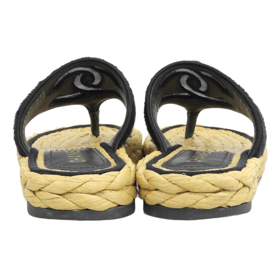 ま*こ様 正規店購入✴︎ ✴︎シャネル ファブリックサンダル CHANEL（シャネル） ココマーク ファブリック サンダル レディース