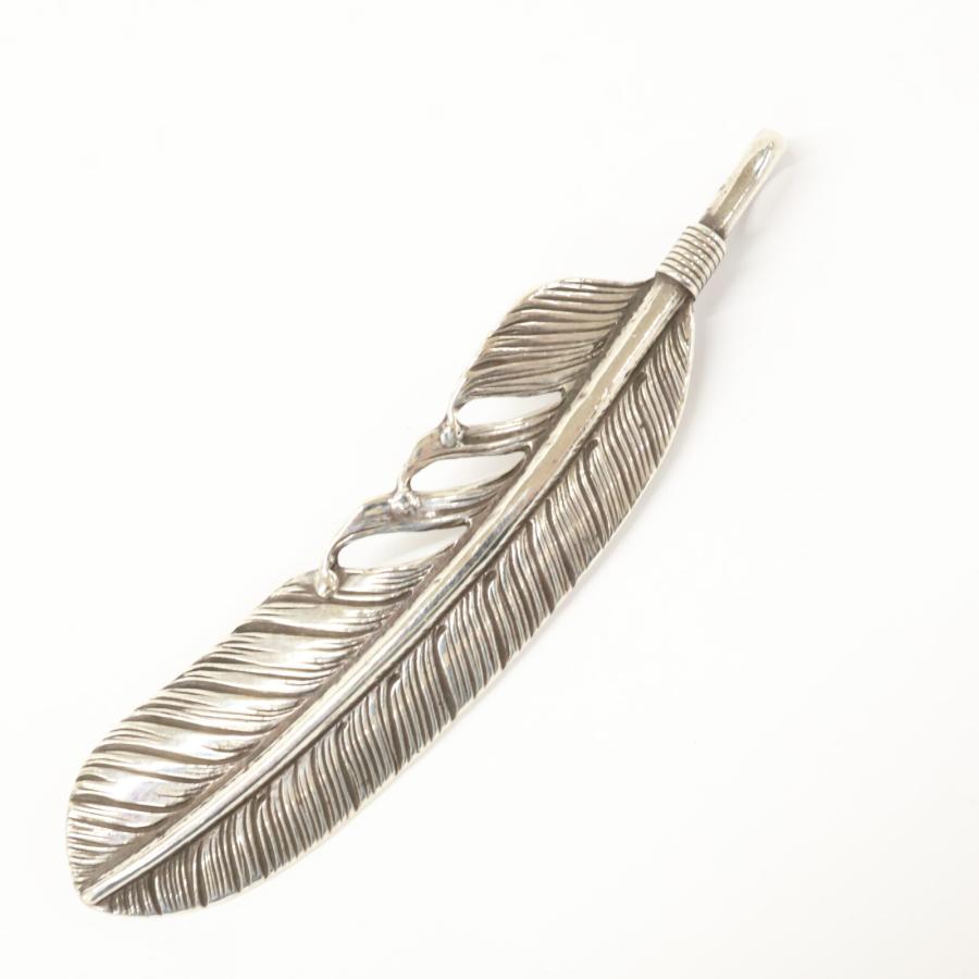 WING ROCK ウイングロック F-2 フェザー ペンダントトップ シルバー