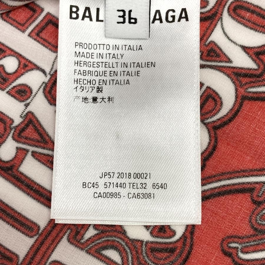 BALENCIAGA（バレンシアガ） 571440 レッド 18SS Love Short Sleeves
