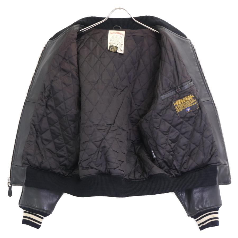 AVIREX（アヴィレックス） ブラック 8462 JRC35AC 2 オールレザー