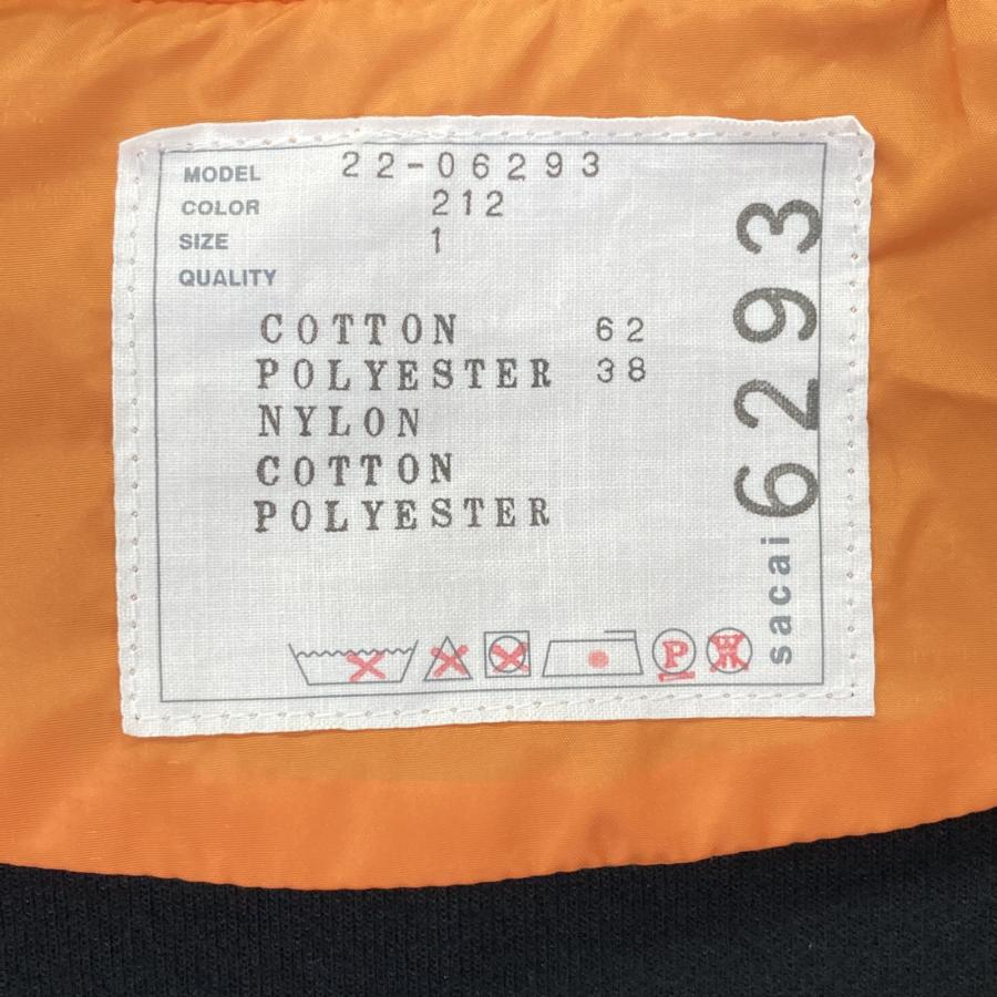 sacai（サカイ） カーキ×ネイビー 22-06293 MA-1 ドッキング