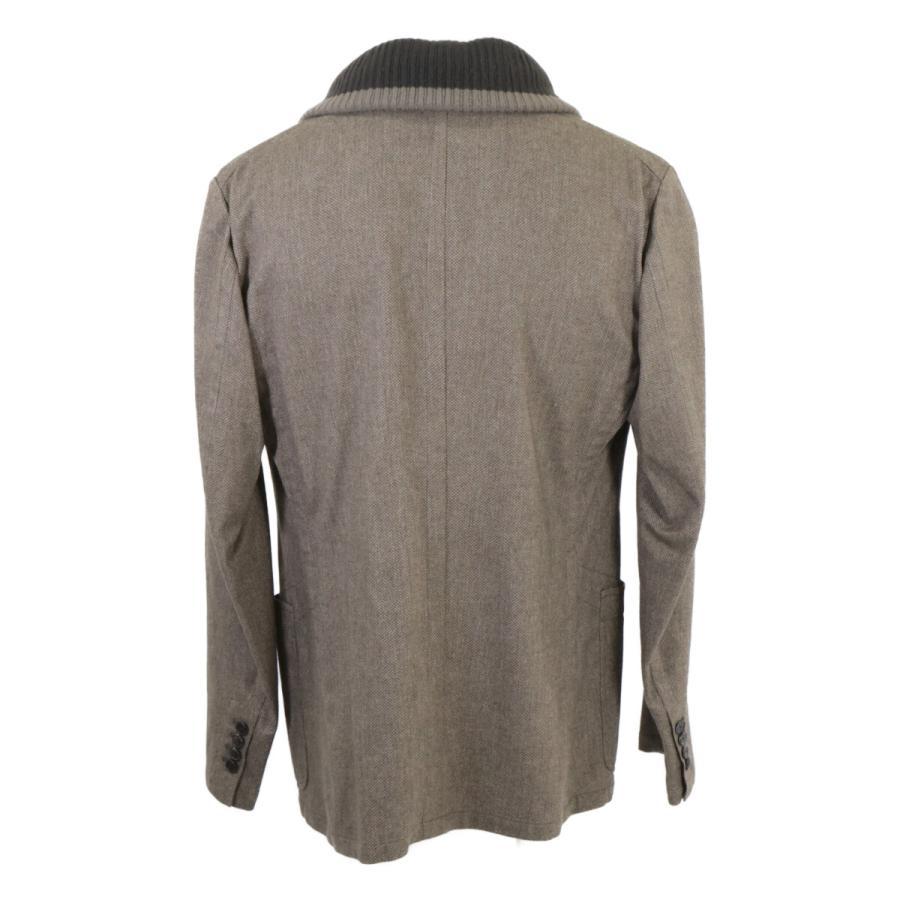 新品同様 国内正規 HERMES エルメス ニット切替 シルクカシミヤ